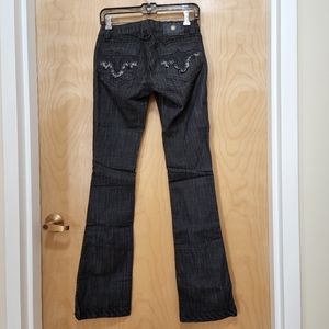 Black Western Antik Denim Pant